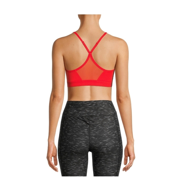 Athletic Works NWT Women's Red Racerback Sports Bra 761 - Picture 4 of 6